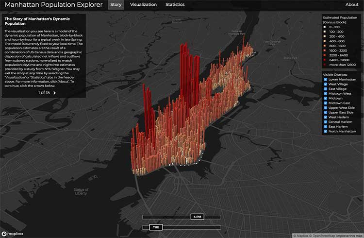 10 mapas interactivos como ejemplos de visualización de datos