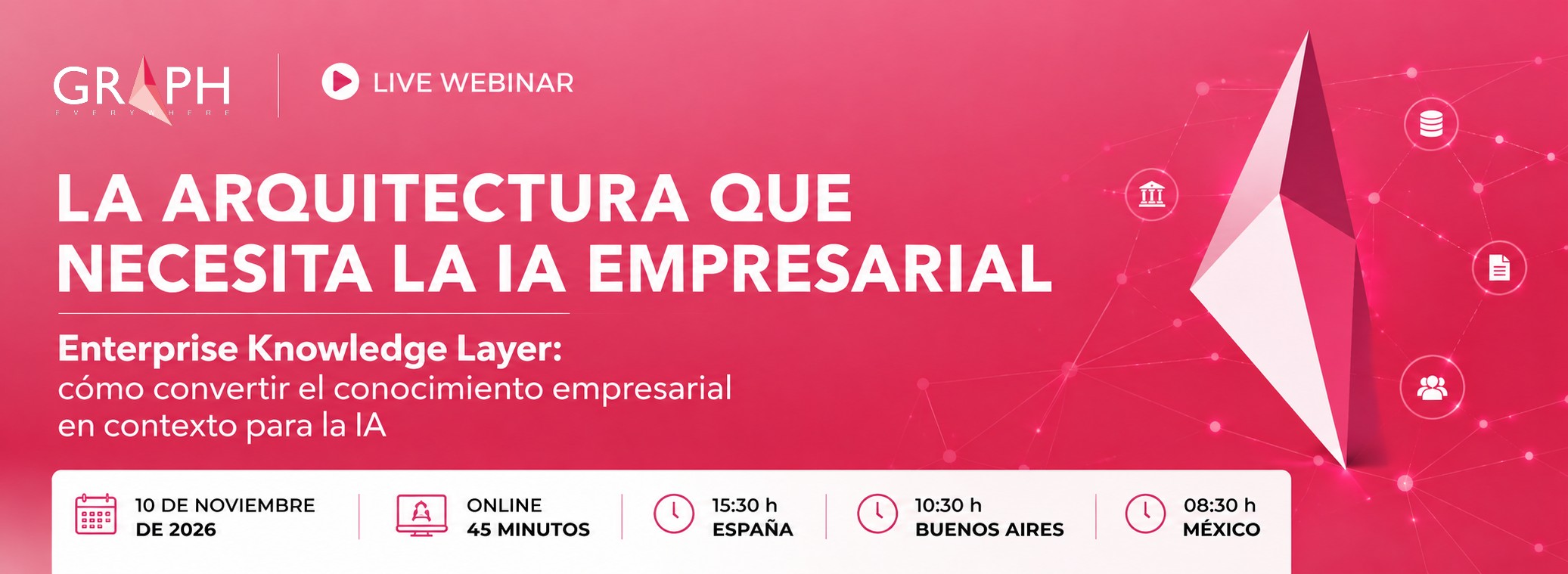 Webinar IA Empresarial - banner 1 IT Ops - Evento Resiliencia IT